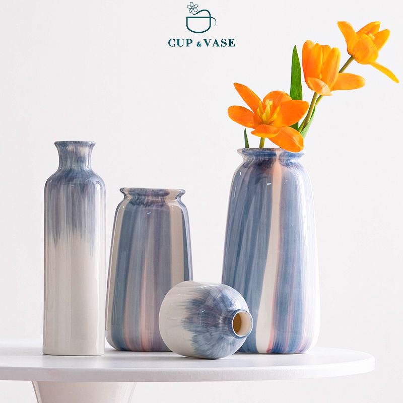 Bình cắm hoa gốm sứ cup & vase bst mới
