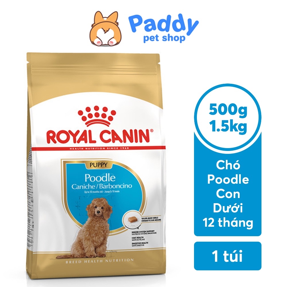 [Mã PET50K giảm Giảm 10 - Tối đa 50K đơn từ 250K] Hạt Royal Canin Poodle Puppy Cho Chó Con Poodle