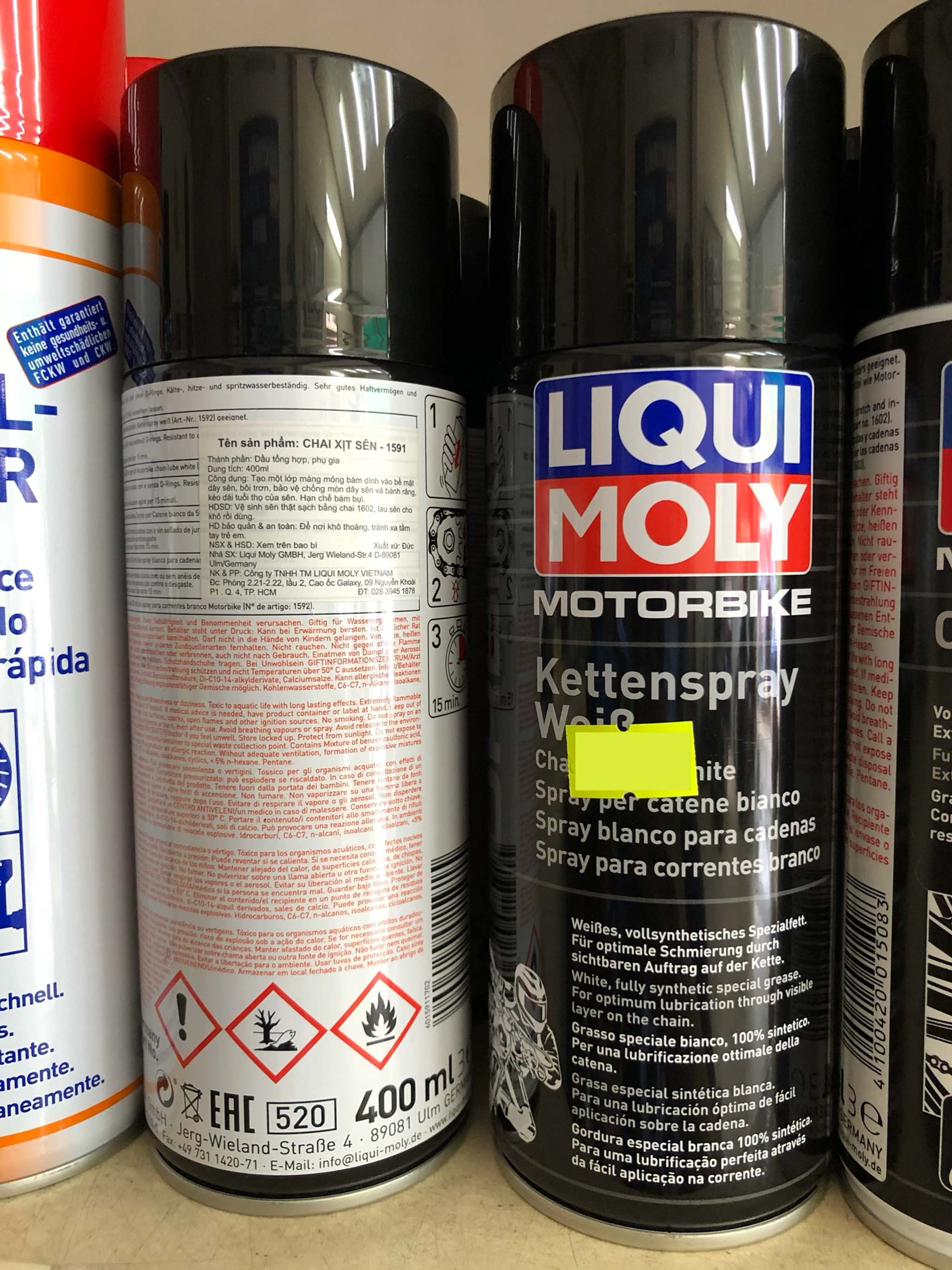 Dung dịch dưỡng sên Liqui Moly White Grease 400ml 1591
