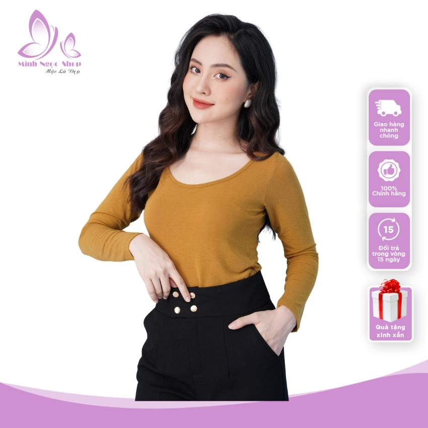 Áo len mongtoghi Minh Ngoc nhẹ nhàng ôm dáng xinh