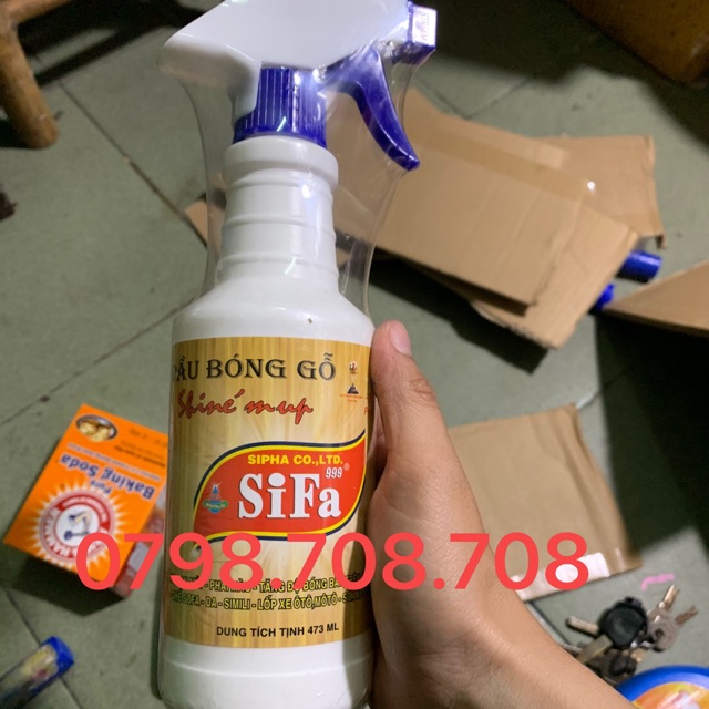 Dầu bóng gỗ sifa 473ml