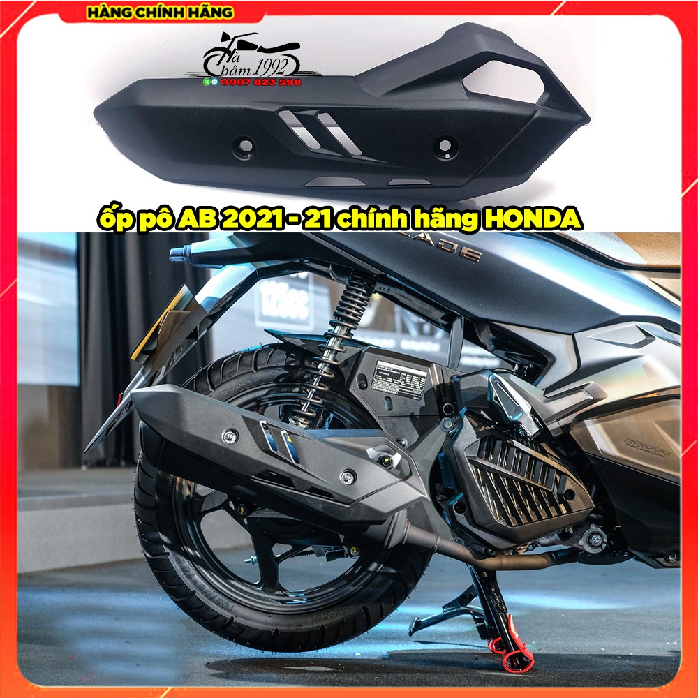 Ốp pô ab 2020 - 21 , chụp pô airblade 2020 - 2022 chính hãng honda