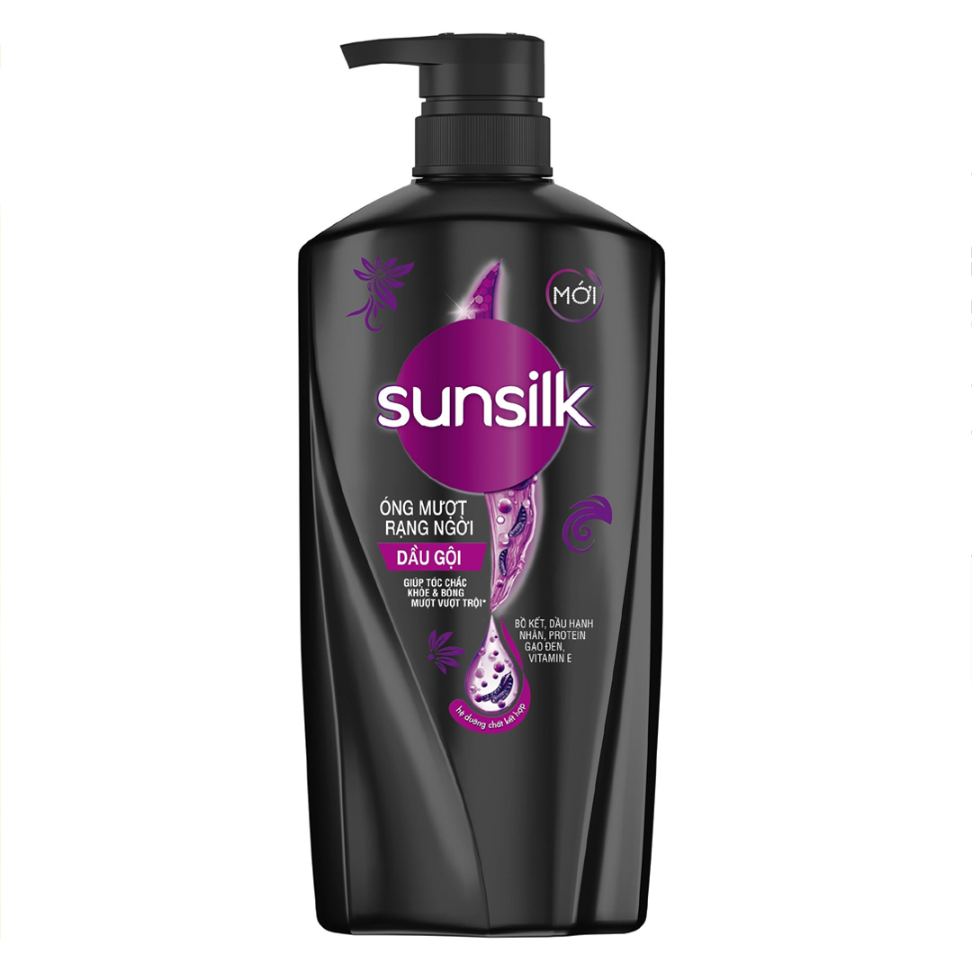 Dầu gội sunsilk 1.4kg mùa đen và màu vàng