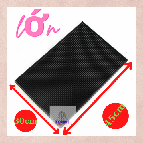 Thảm Bar Pha Chế Cao Su LOẠI DÀY Thảm Lót Quầy Bar Chống Trượt Rubber Bar Mart - Dụng Cụ Pha Chế