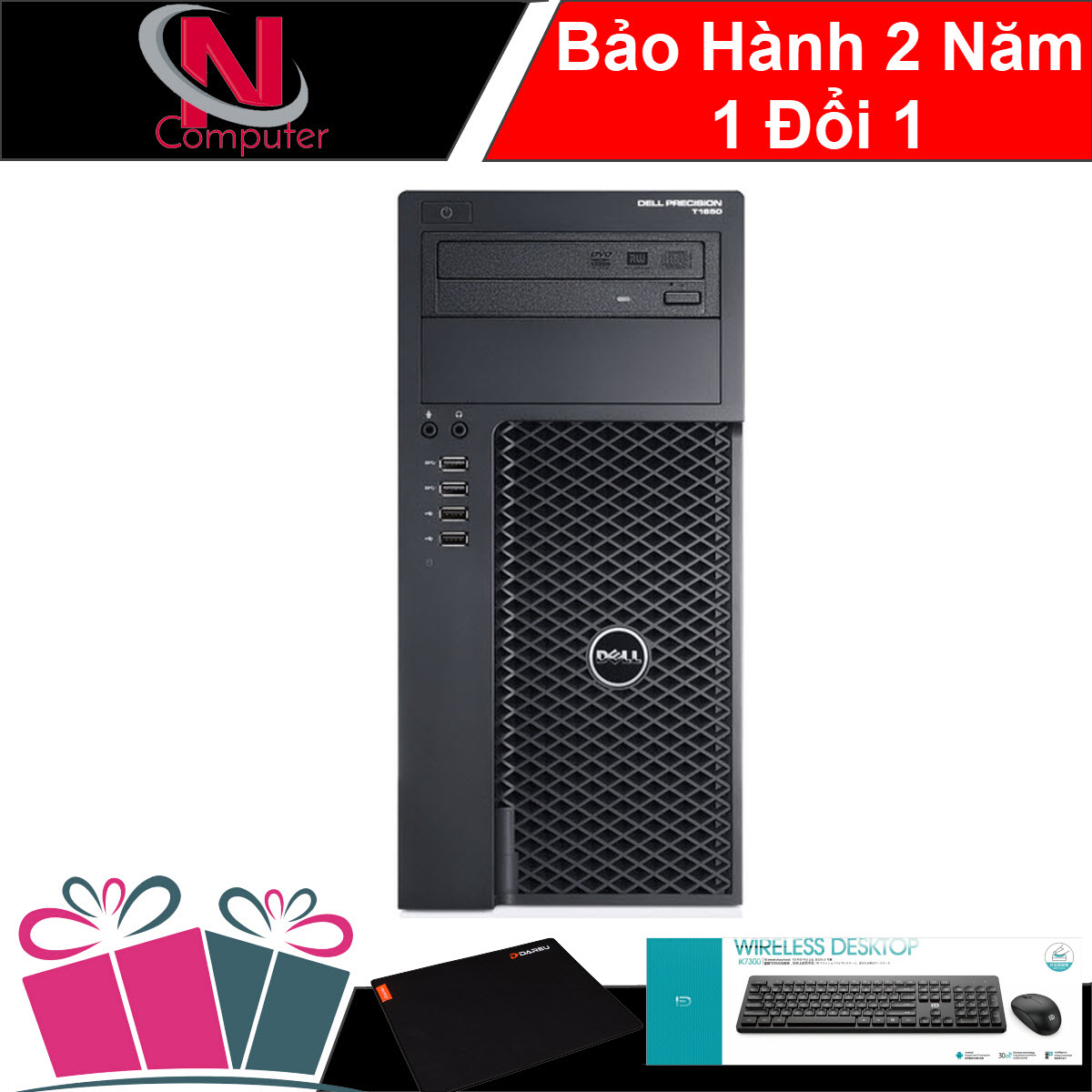 Siêu hót - máy trạmdựng phim chuyên nghiệp dell precision t1700 mt ​​​​​​​ + bộ quà tặng - hàng nhập khẩu
