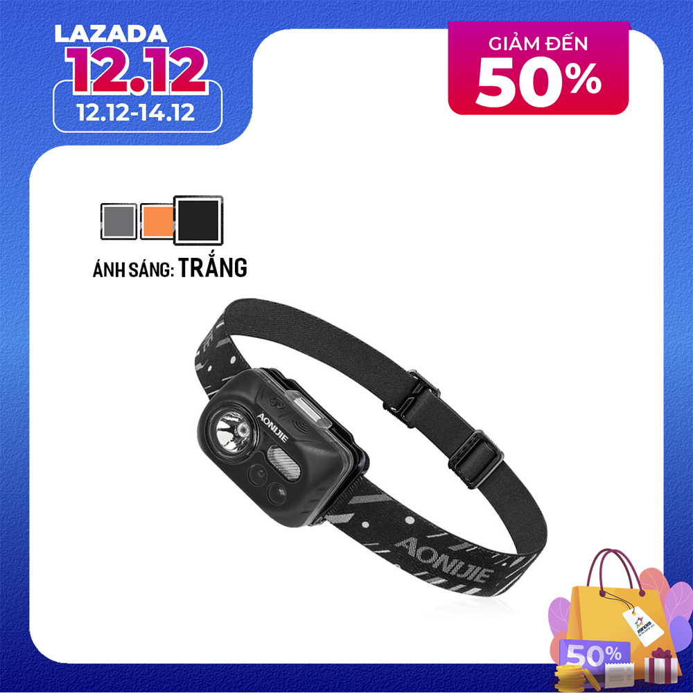 Đèn đội đầu headlamp siêu sáng aonijie e4031 - kháng nước, chiếu sáng tối đa 70m