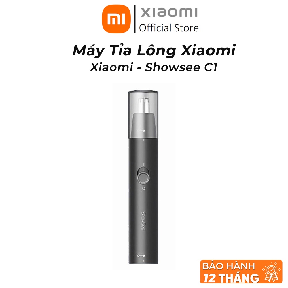 Máy tỉa lông mũi Xiaomi Showsee C1, máy cắt lông mũi chính hãng BH 12 tháng, dùng pin AAA