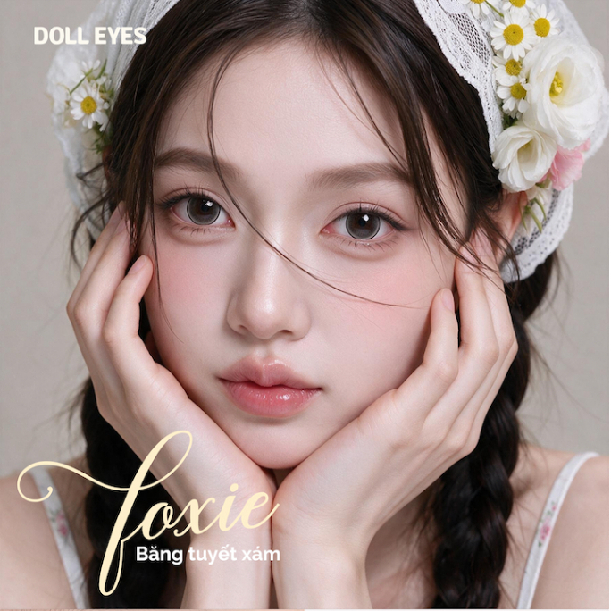 Xám băng tuyết Foxie - Luxury lens DOLL EYES