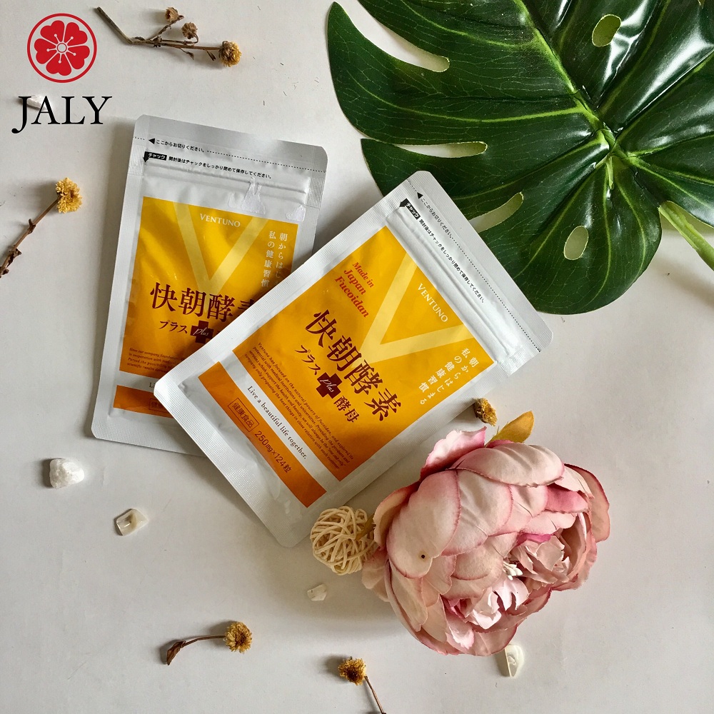 Viên uống Enzyme Fucoidan Kaicho, enzyme hỗ trợ tăng cơ, giảm mỡ của Nhật Bản