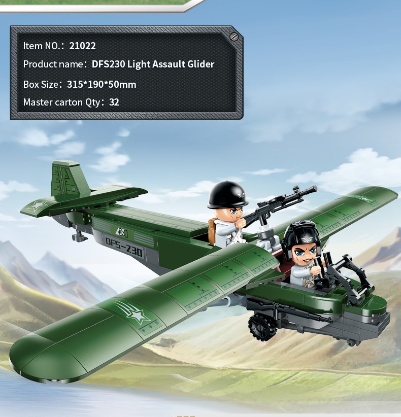 Lego lắp ráp máy bay quân sự lắp ráp cỡ lớn 234 pcs, đồ chơi cho bé bộ đồ chơi lắp ghép xếp hình cao cấp qman-21022