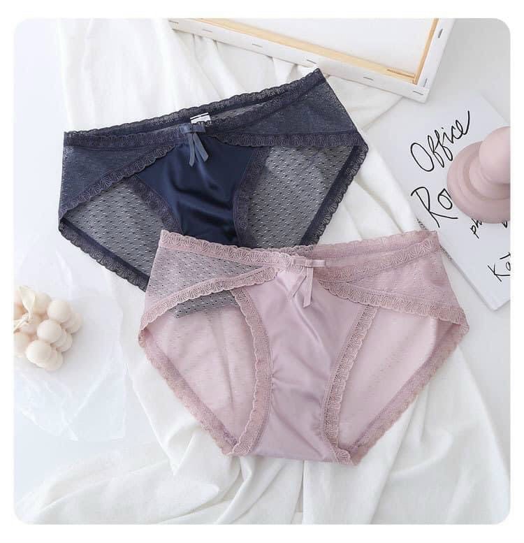 Combo 5 quần lót su ren hàng cao cấp vải mát có co giãn