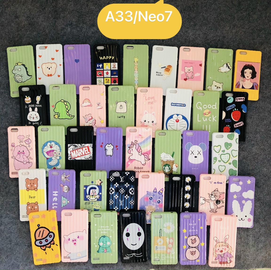 [HOT] Ốp Vali Dẻo OPPO Siêu Cute dành cho các dòng ốp lưng OPPO A33/Neo 7, A5 2020/A9 2020, A59/F1s, A83, F5, F7, F11, F11 Pro, A37/Neo 9, F9/A7/A5s/A12, A3s/A5/Realme C1, A1k/Realme C2, A31 2020/ A8, A91 2020/ Reno 3, Realme C3/ Realme C3i