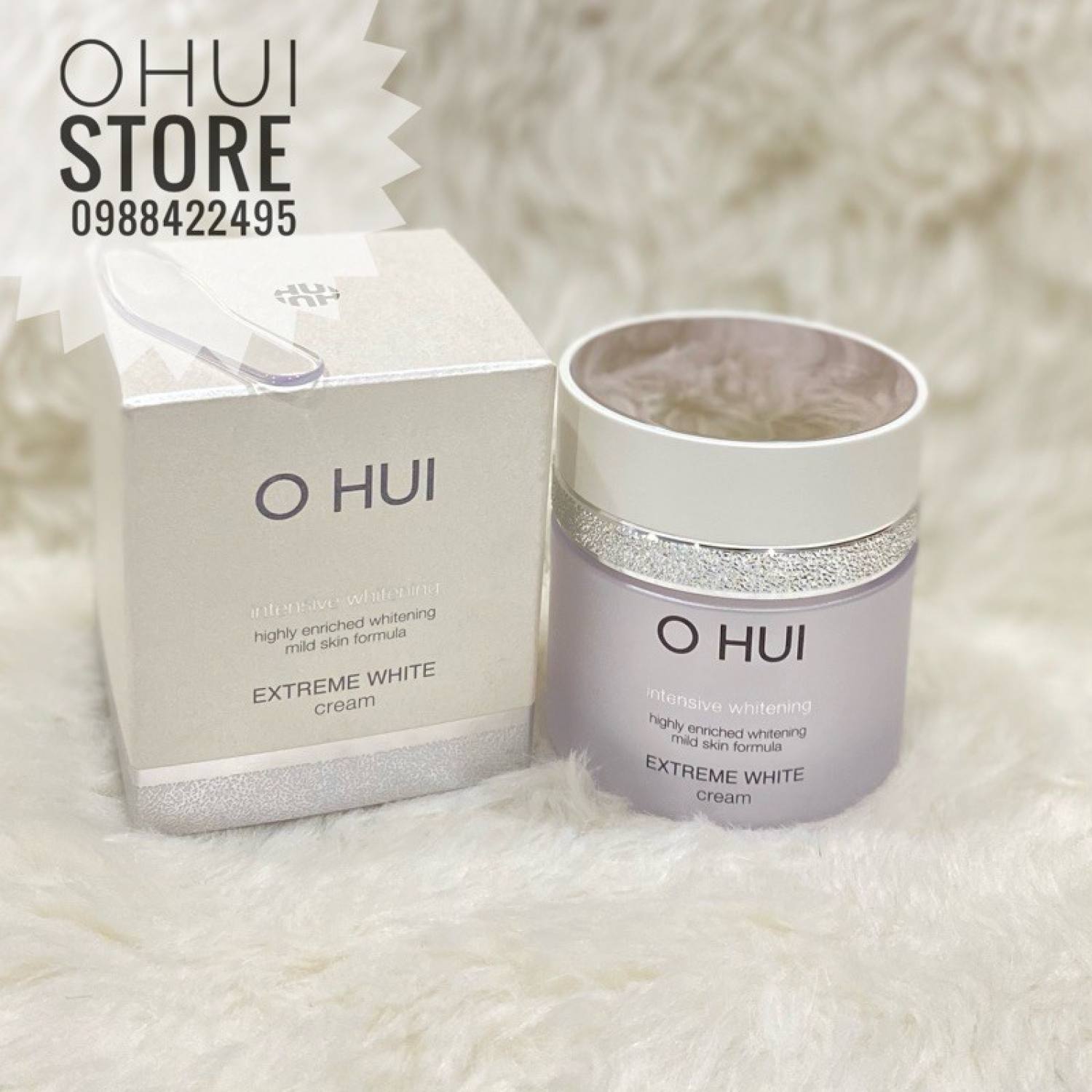 Kem dưỡng trắng chống lão hóa OHUI Extreme White Cream Snow Vitamin 50ml - Chính hãng LG Hàn Quốc
