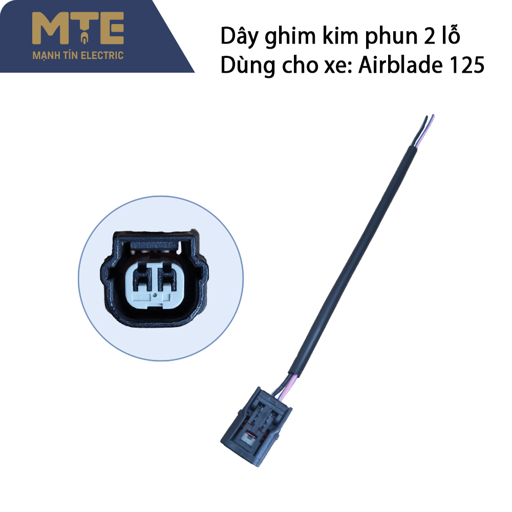 Dây ghim kim phun xăng 2 lỗ dùng cho xe airblade 125, winner, exciter 150-2019