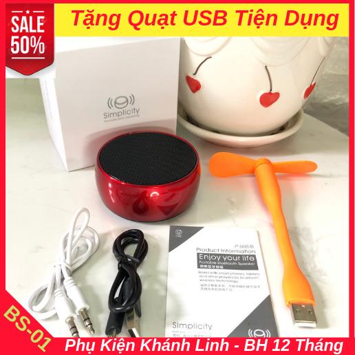 #Đỉnh cao âm nhạc# Loa Bluetooth BS01 vỏ thép của Đức, loa bluetooth mini bọc thép , loa karaok, loa máy tính, loa cầm tay + Tặng kèm quạt mini USB + Bảo hành 6 tháng 1 đổi 1 tại Phụ kiện Khánh Linh