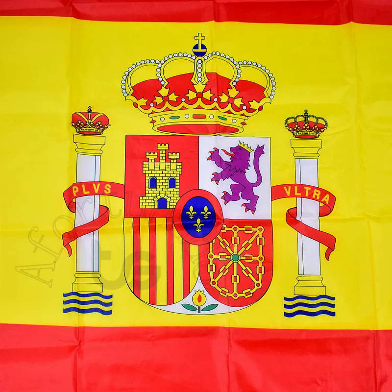 [Steven về phía trước] Tây Ban Nha 90*150cm espana Tây Ban Nha Tây Ban Nha cờ Espanol biểu ngữ 3x5 chân treo cờ quốc gia trang trí nhà cờ