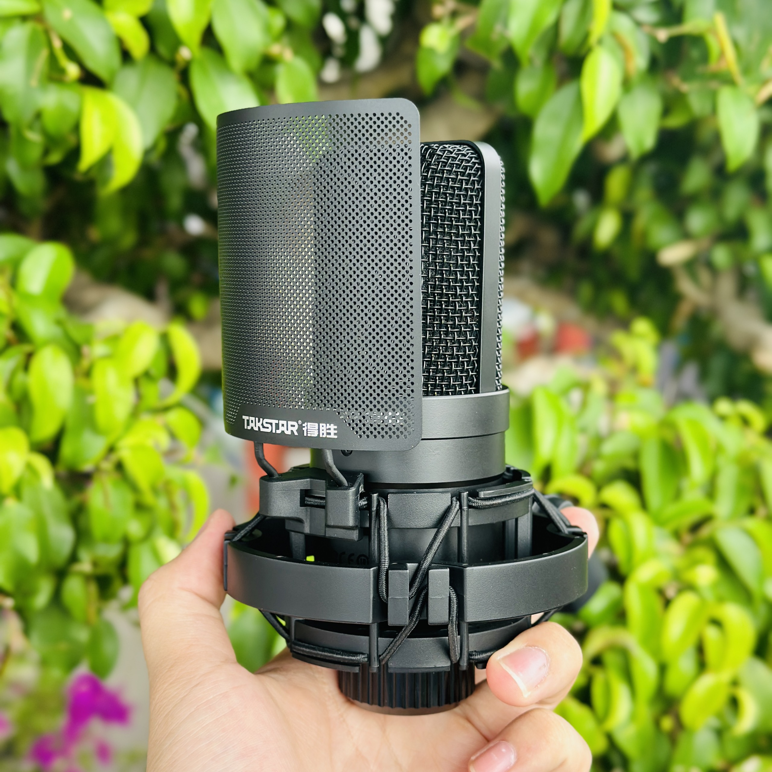 Micro thu âm chuyên nghiệp Takstar SM8B khả năng loại bỏ tiếng ồn xung quanh cực tốt giá tốt chính hãng hát karaoke live stream fb siêu hay