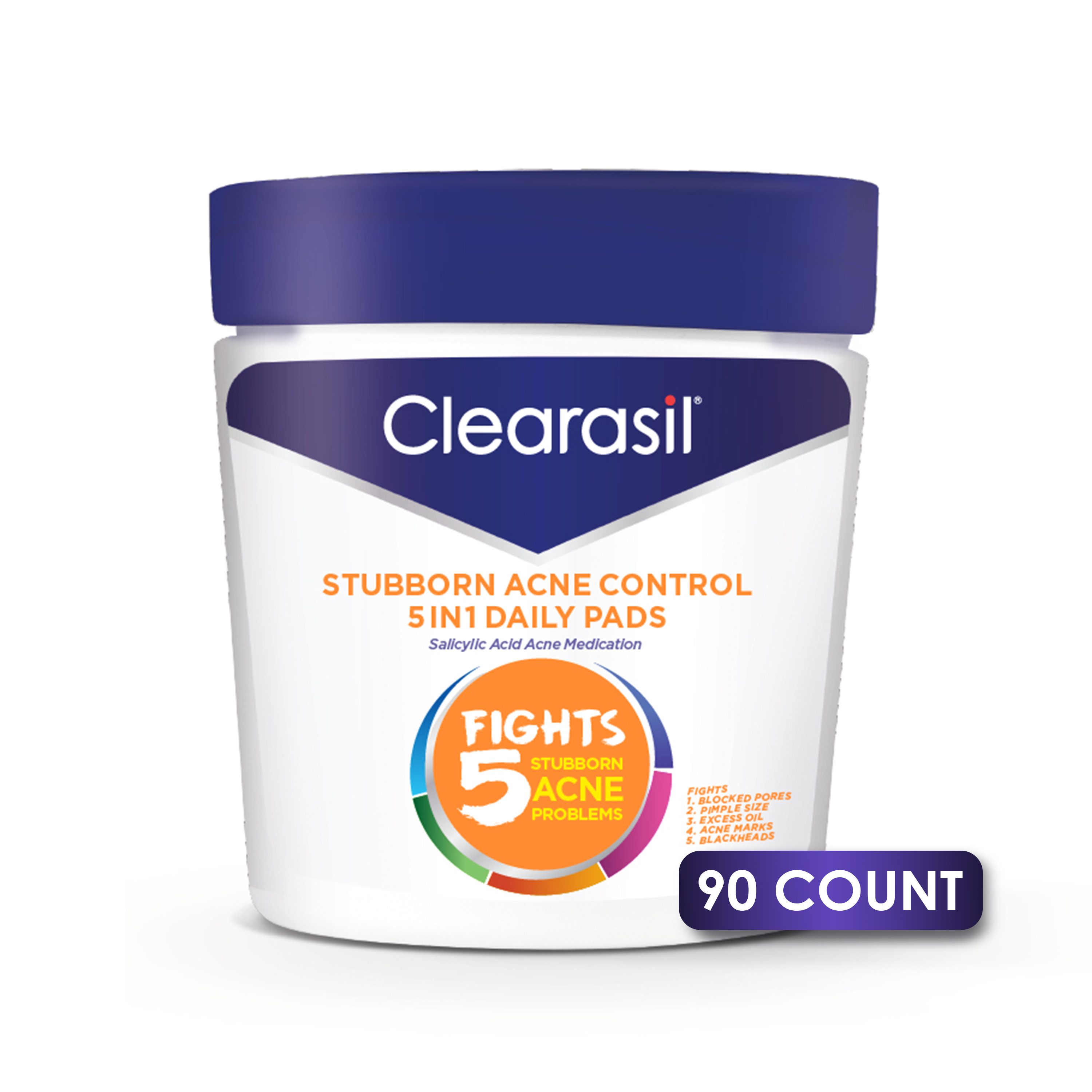 [MỸ]Miếng Lau Clearasil Ngăn_Ngừa_ và Trị_Mụn Giảm Tắc Lỗ Chân Lông Giảm Dầu Thừa Clearasil Pad 90 miếng
