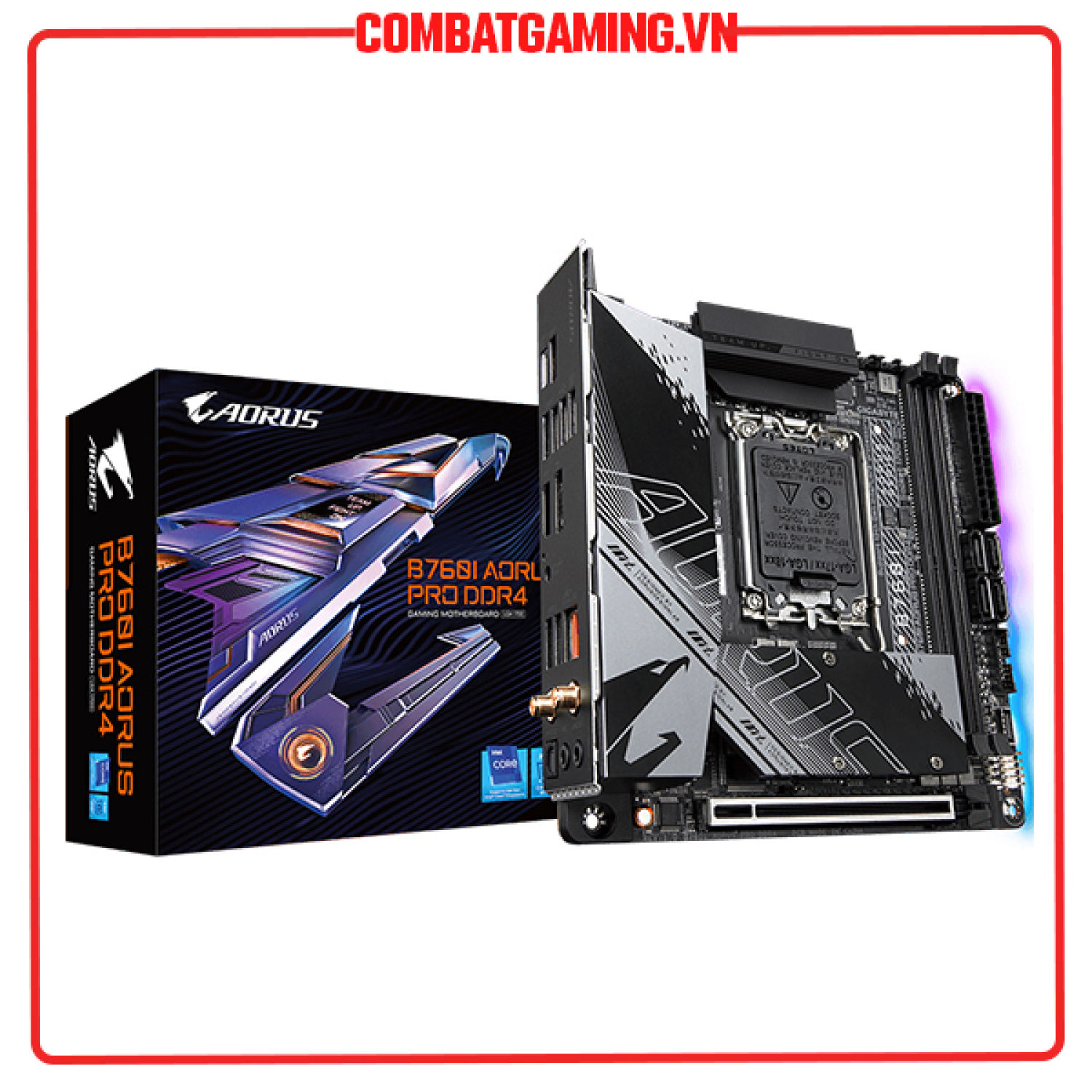 Bo mạch chủ gigabyte b760i aorus pro ddr4 hàng chính hãng