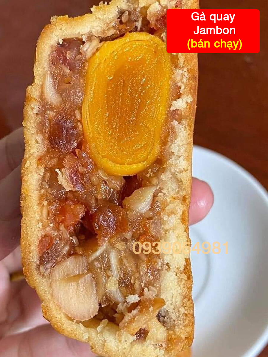Tân dân lợi bánh trung thu thập cẩm xá xíu 2 trứng