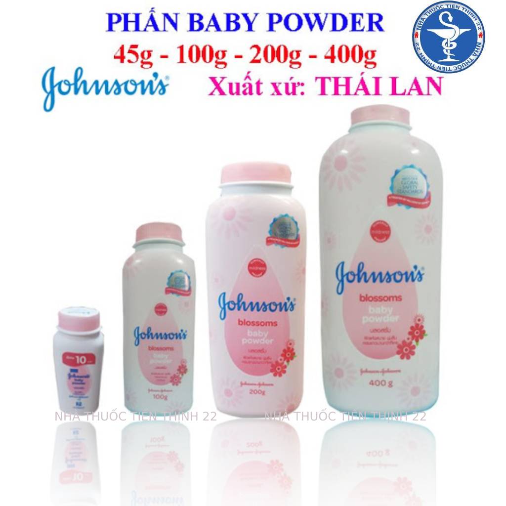 Phấn thơm gohnsons baby powder 380g 180g 100g