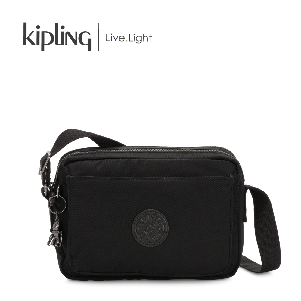 Kipling túi đeo chéo abanu m - rich black - huki6847