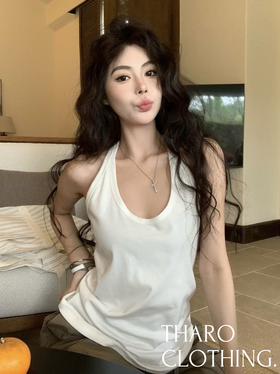 Áo Tanktop Cổ Yếm From Rộng - Tharo Clothing [AO00210]