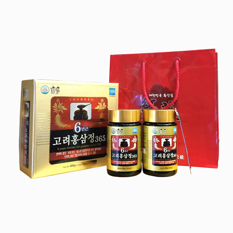 Cao đặc hồng sâm 365 hộp 2 lọ