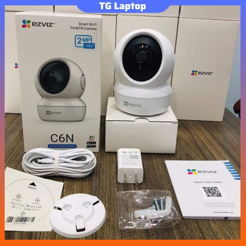 Camera wifi trong nhà quay 360 độ, camera wifi ezviz c6n 2MP-4MP chính hãng bảo hành 2 năm