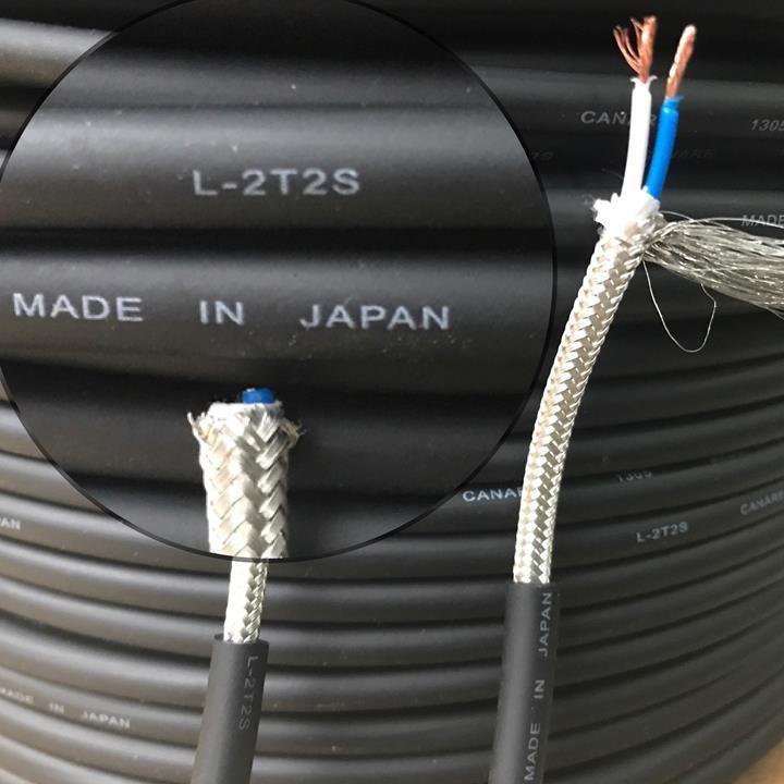 Dây tín hiệu Canare Nhật mã L-2T2S Dây hàn AV lỗi đôi chống nhiễu (đen)