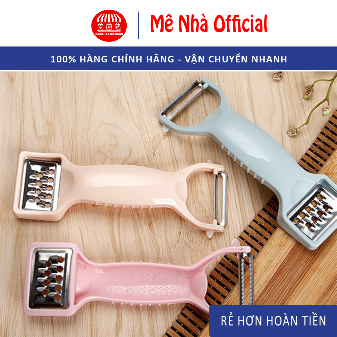Nạo gọt bào rau củ 2in1 bằng nhựa lúa mạch