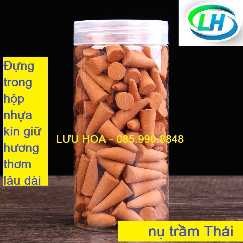 Trầm Hương [Thanh Lý Xả Kho] Nụ Trầm Hương Hình Nón Hộp 128 Nụ - Hương Rất Thơm Hương Thơm Tự Nhiên Từ Các Loài Hoa