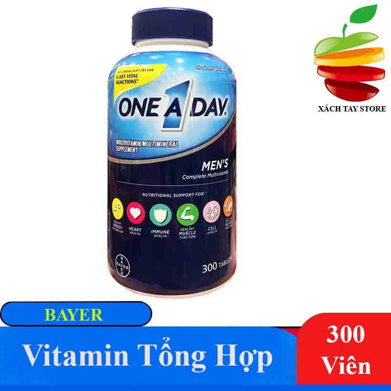 [HCM]Viên Bổ Sung Vitamin và Khoáng Chất Tổng Hợp ONE A DAY MENs Multivitamin - 300 Viên