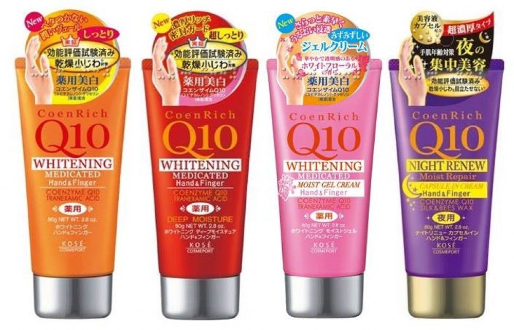 Kem dưỡng da tay q10 mềm mịn kose hand cream nhật bản tuýp 80g