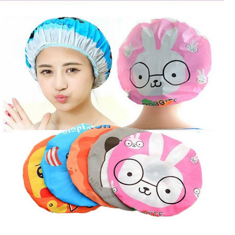 [ Freeship] Mũ Trùm Đầu Khi Tắm, Ủ Hấp Tóc Tại Nhà Tiện Dụng Litano, Chống Thấm Nước, Co Giãn Đa Chiều