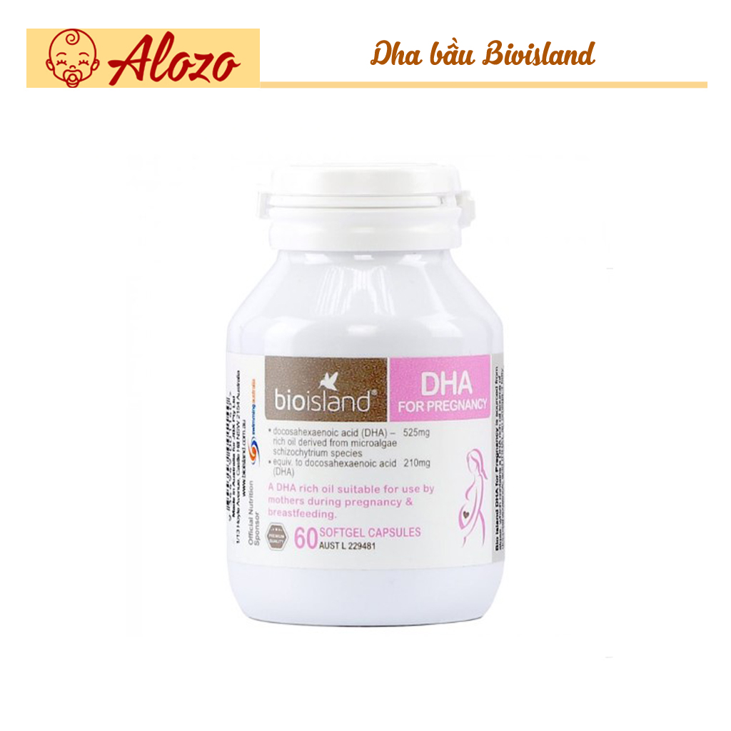 DHA Bio Island Cho Bà Bầu Của Úc, 60 Viên