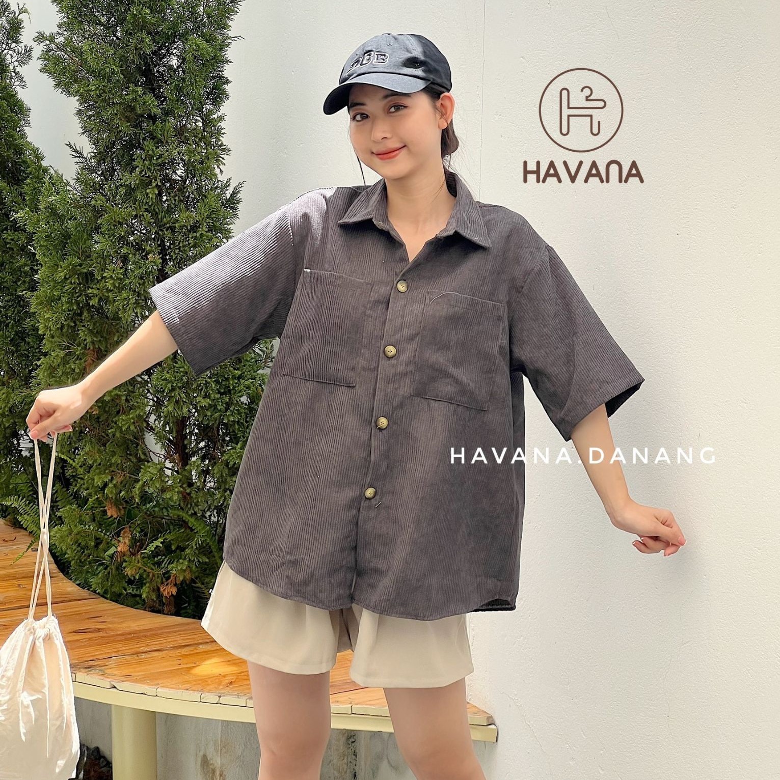 Áo sơ mi nhung cộc tay, sơ mi ngắn tay nhiều màu freesize form rộng