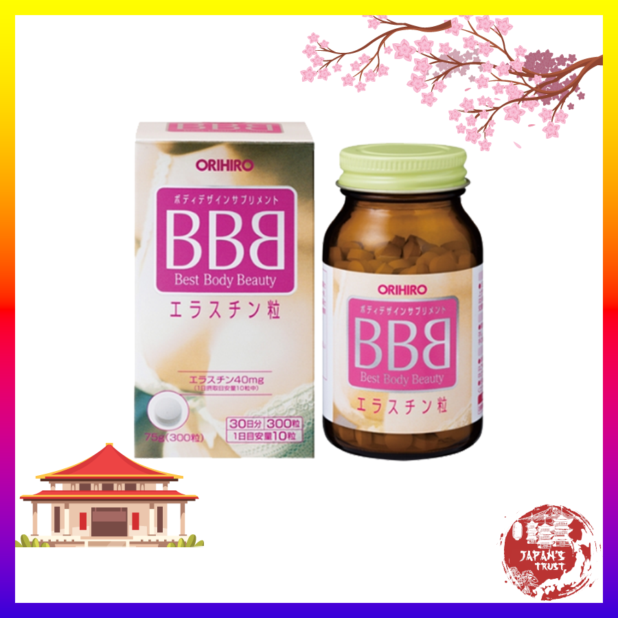 [Orihiro] Viên uống nở ngực BBB Orihio Nhật Bản 300 viên - Giá tốt - Hàng chính hãng