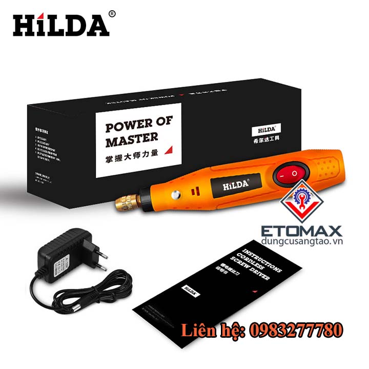 Máy khắc mài mini cao cấp hilda md6612