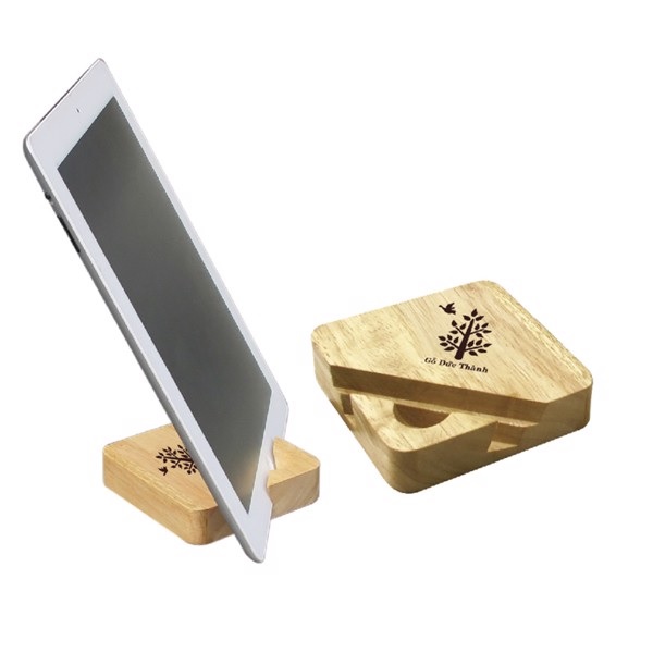 Đế kê ipad để bàn bằng gỗ, đế table, kê máy tính bảng tiện lợi nhỏ gọn