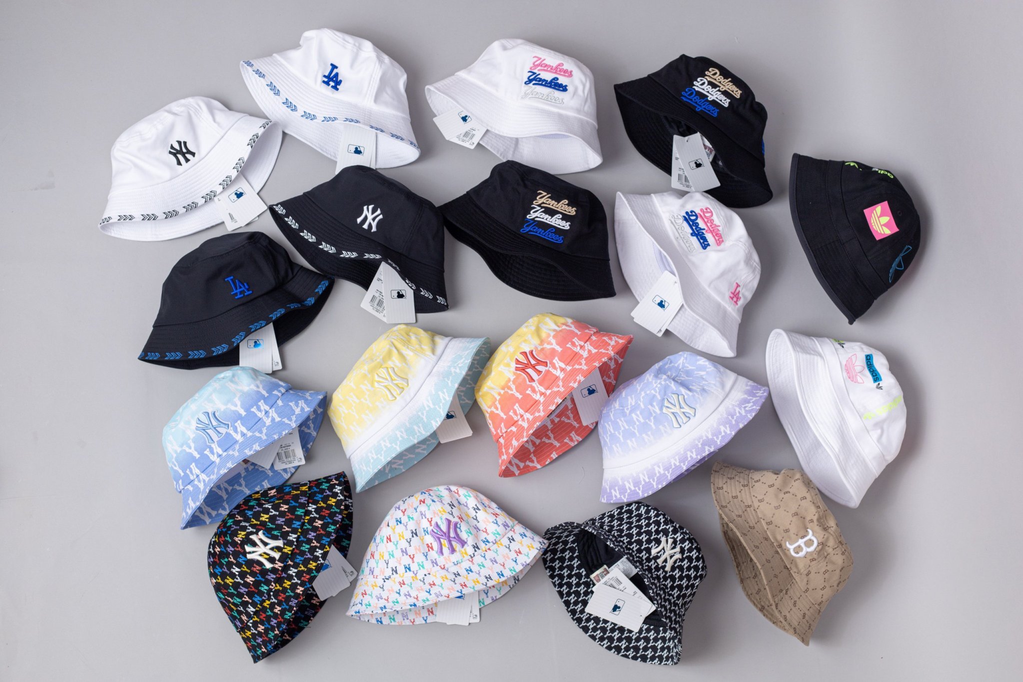 Siêu hot nón bucket mlb ny - nhiều màu