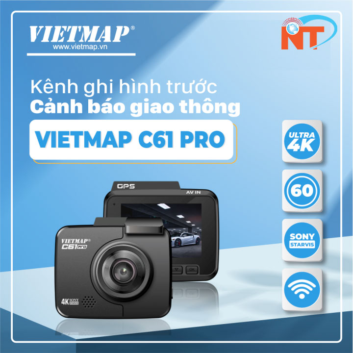 Camera Vietmap C61 Pro - Cảnh báo tốc độ giới hạn bằng giọng nói