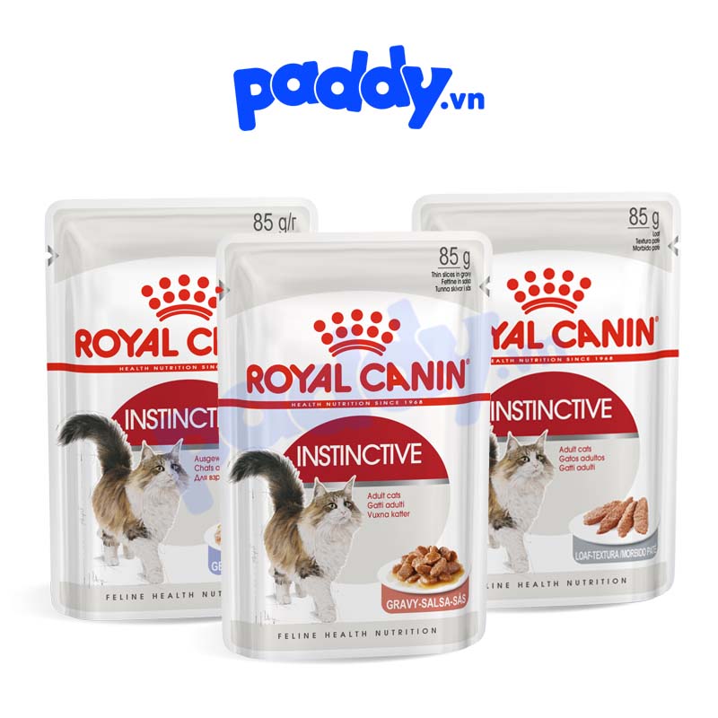 Pate Cho Mèo Trưởng Thành Royal Canin Instinctive Gravy, Jelly, Loaf