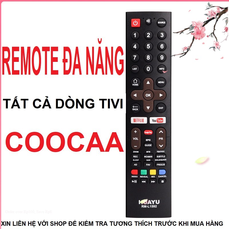 Remote điều khiển tivi coocaa smart rm-l1592