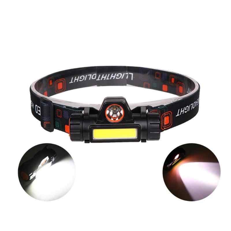 Đèn đội đầu mini siêu sáng, đèn pin đội đầu mini siêu sáng 3in1