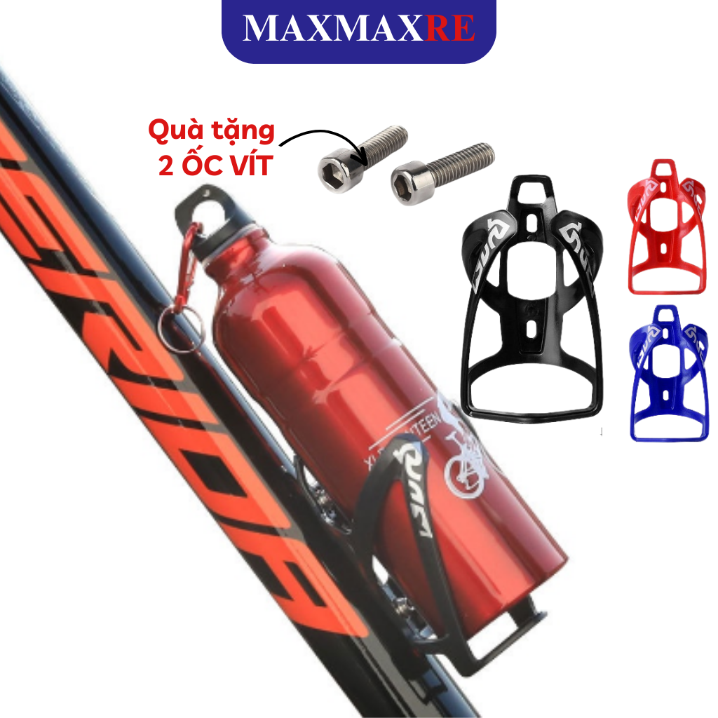 Giá đỡ bình nước xe đạp, lồng đựng chai nước gắn khung xe đạp thể thao chắc chắn