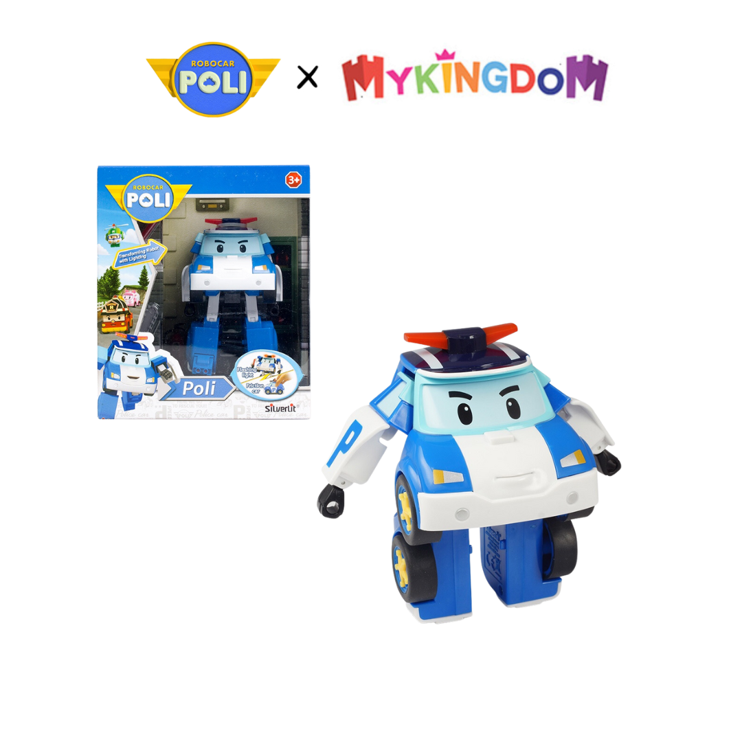 Đồ Chơi Robot Biến Hình Xe Cảnh Sát Poli Có Chạy Trớn & Ánh Sáng ROBOCAR POLI 83094