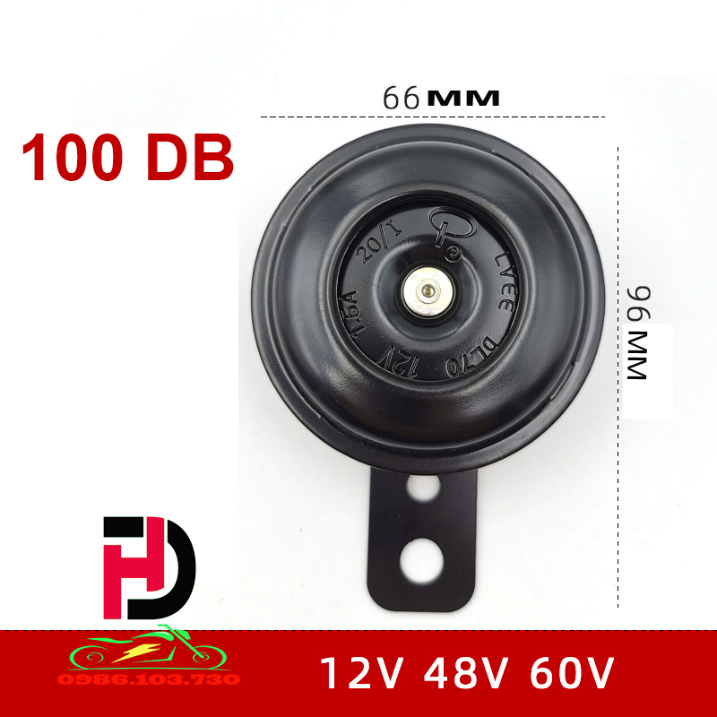 Còi sắt xe đạp điện xe máy điện 12v-48v-60v