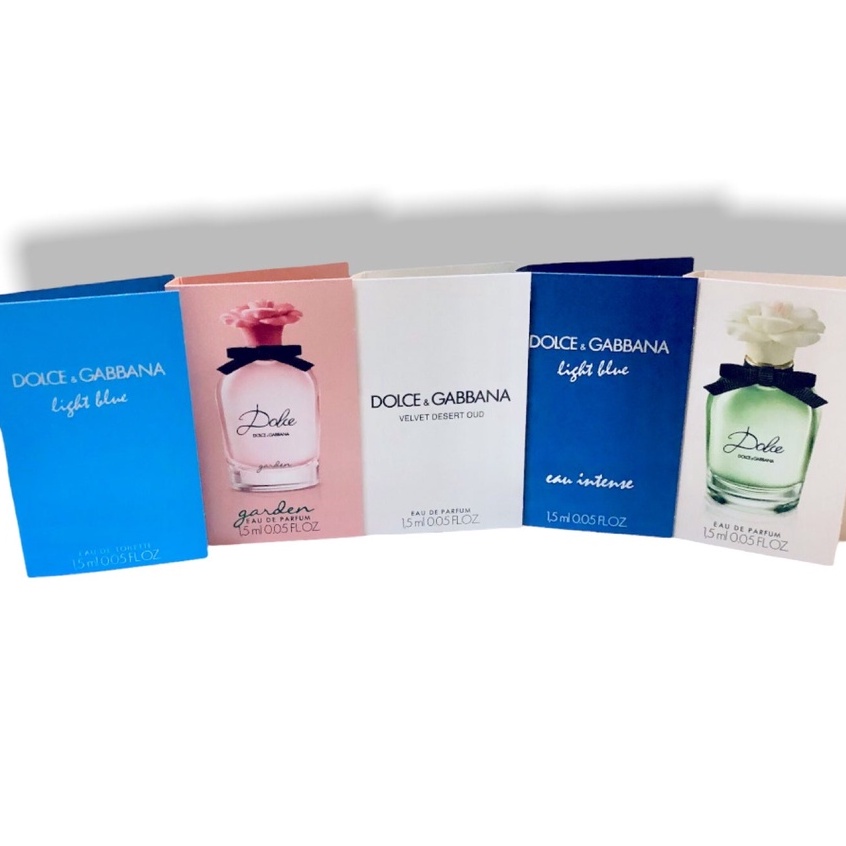 Sample mẫu thử Vial nước hoa D&G Dolce & Gabanna chính hãng các mùi 0.8ml