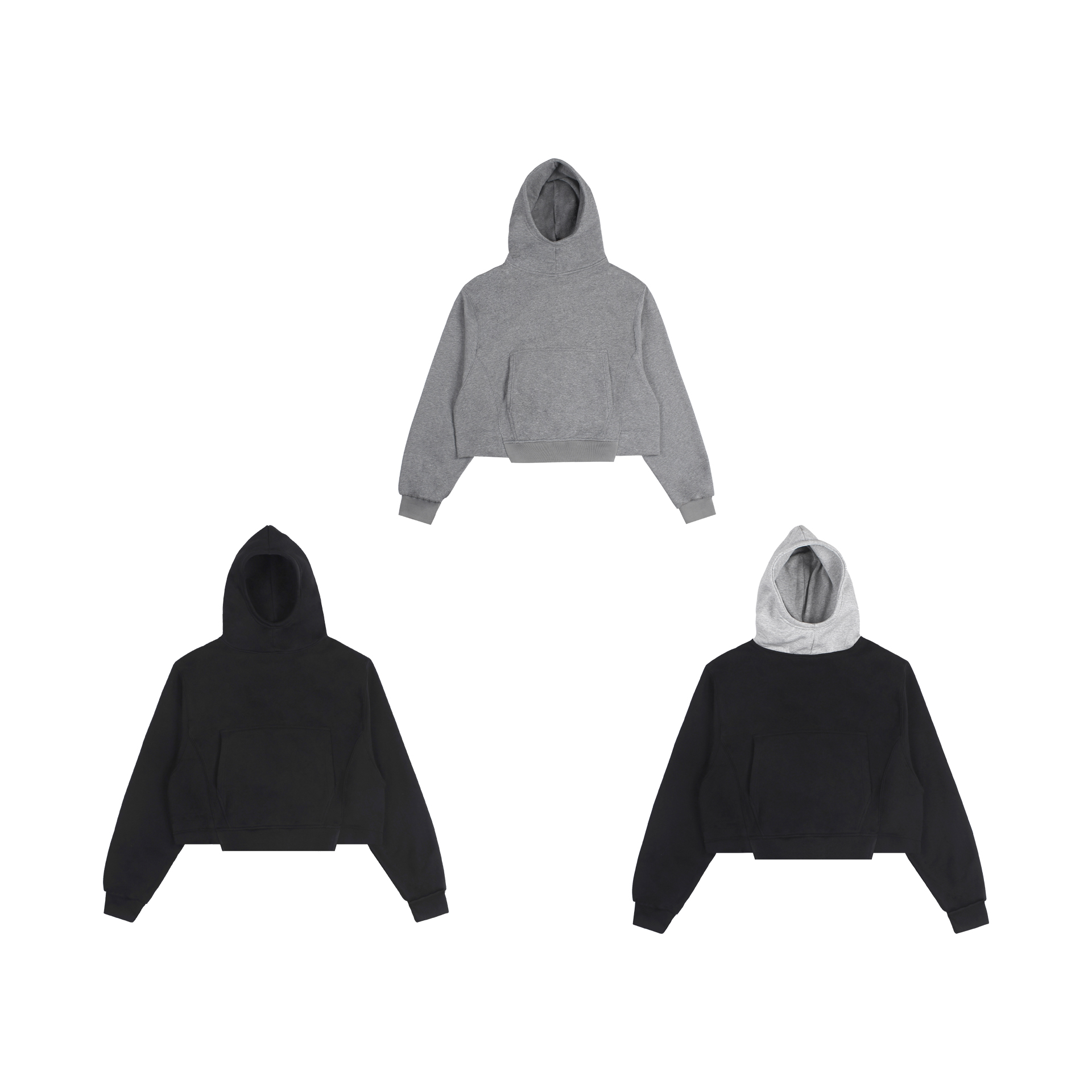 Áo khoác ff y2k cropped hoodie